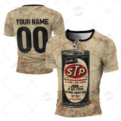 Personalized STP Engine Oil Barrel Vintage Retro Motor Racing Oil Short Long Sleeved T-Shirt