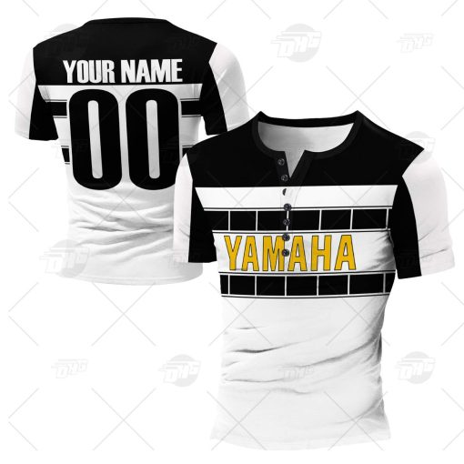 Vintage Style Speed Block Yamaha Motocross Jersey MX Enduro AHRMA motorcycle vmx dirt bike Henley Shirt Gothic T-Shirt