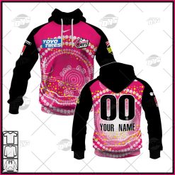 Personalised BBL SYDNEY SIXERS 2023 Indigenous Jersey