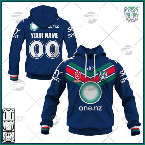 Personalised NRL New Zealand Warriors 2023 Home Jersey