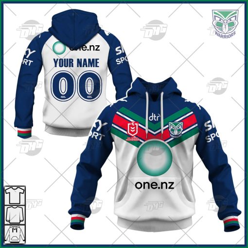 Personalised NRL New Zealand Warriors 2023 Away Jersey