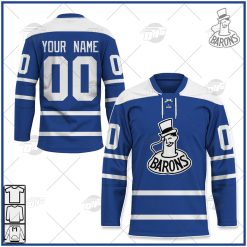 Personalize Vintage AHL Cleveland Barons 1963 Retro Hockey Jersey