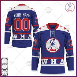 Personalize Vintage WHA all-star game 1970s Retro Jersey