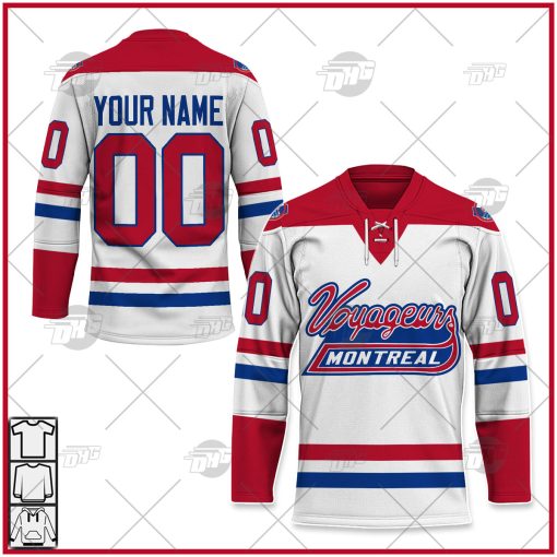 Personalize Vintage AHL Montreal Voyageurs hockey Retro Jersey