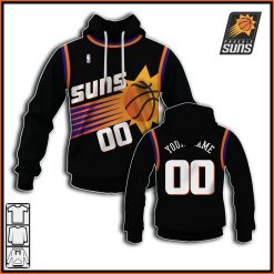 Personalize NBA Phoenix Suns Throwback Vintage Nostalgia Jersey