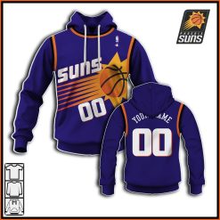 Personalize NBA Phoenix Suns Throwback Vintage Nostalgia Jersey
