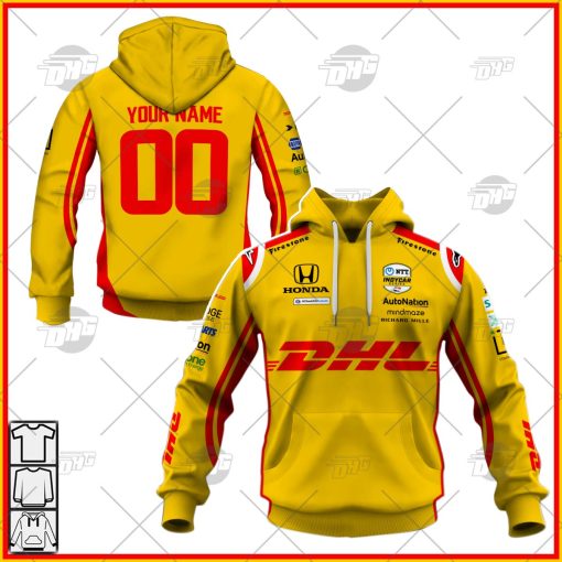 Personalize INDYCAR Series Andretti Autosport Romain Grosjean 2022 Jersey Shirt Hoodie Best Sale
