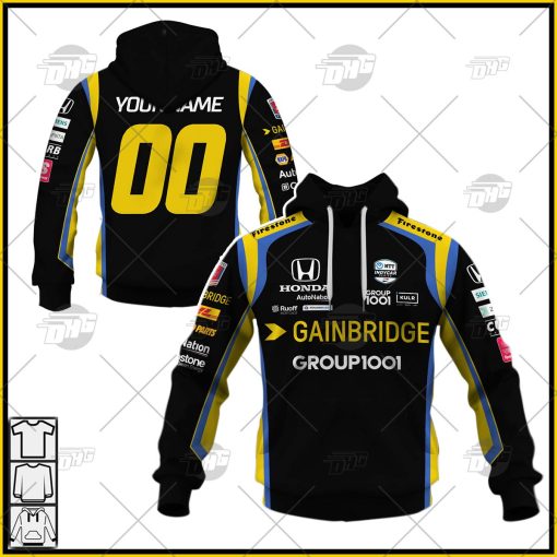 Personalize INDYCAR Series Andretti Autosport Colton Herta 2022 Jersey Shirt Hoodie Best Sale