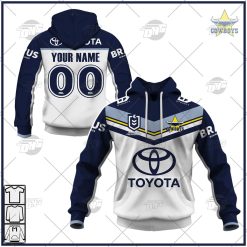 Personalised NRL North Queensland 2023 Away Jersey