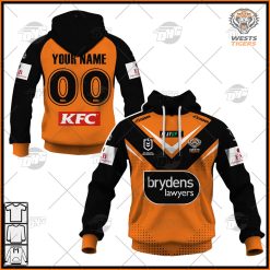 Personalised NRL Wests Tigers 2023 Away Jersey