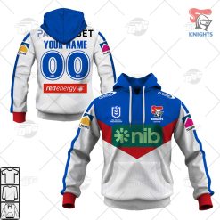 Personalised NRL Newcastle Knights 2023 Away Jersey