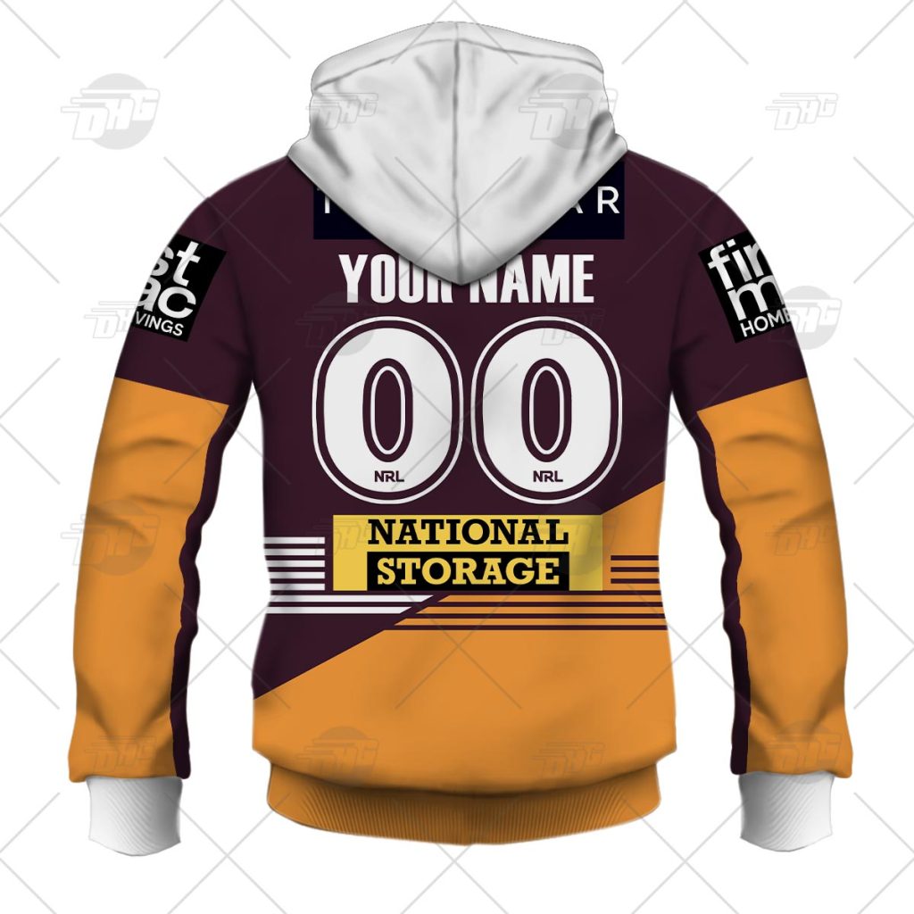 Personalised NRL Brisbane Broncos 2023 Home Jersey - OldSchoolThings ...