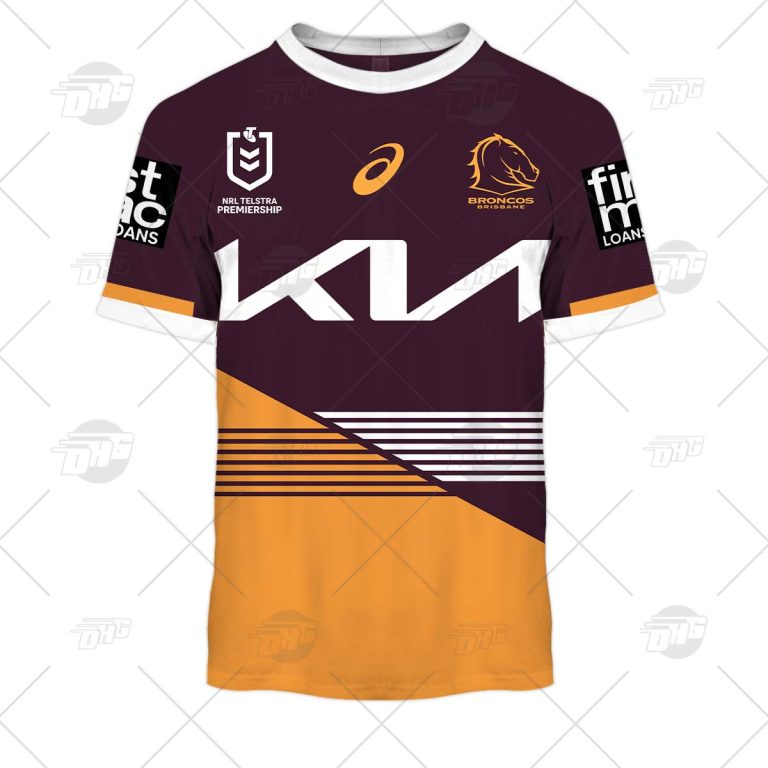 Personalised NRL Brisbane Broncos 2023 Home Jersey - OldSchoolThings ...