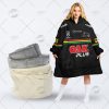 Personalised NRL Penrith Panthers Oodie 2023 Away Jersey