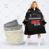 Personalised NRL Penrith Panthers Oodie 2023 Away Jersey