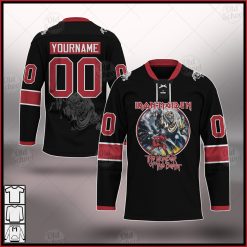Personalized Iron Maiden The Number of the Beast Hockey Jersey