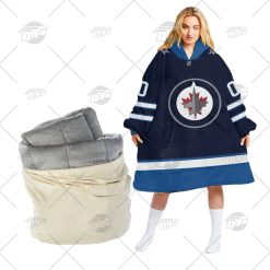 Personalized NHL Winnipeg Jets Oodie Hoodeez