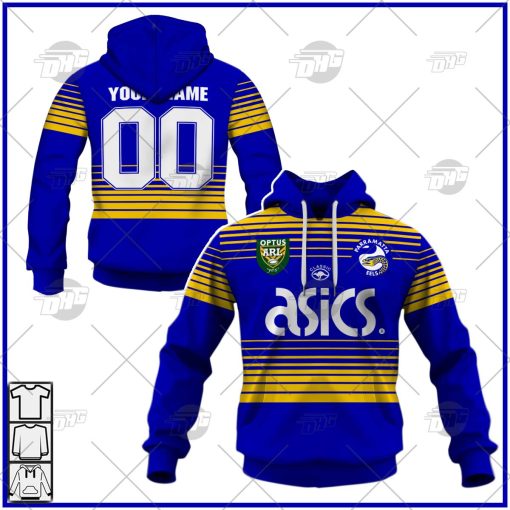 Personalise PARRAMATTA EELS 1997 ARL Season Vintage Retro Heritage Jersey Home